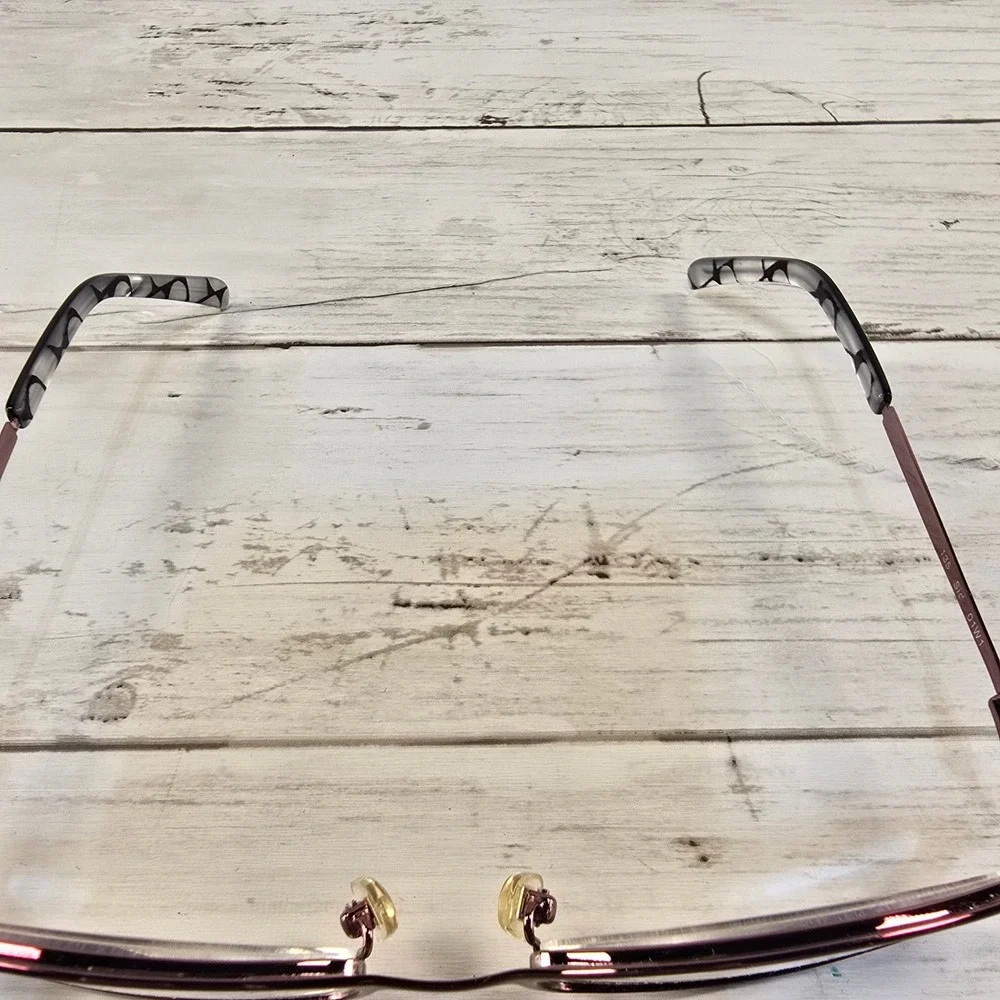 Kate Spade New York Oval Eyeglasses Burgundy Metal Frames Italy‎ 135mm 01W1